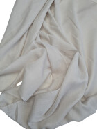 Damen Loop Schal Unifarbe Beige Grau, Schlauchschal dünn, Halstuch Rundschal weiche Viskose /Baumwolle