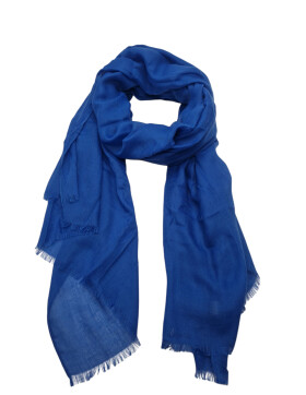 Damen Loop Schal Unifarben Royal Blau,leichter d&uuml;nner Schal, Halstuch weiche Viskose/ Baumwolle