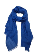 Damen Loop Schal Unifarben Royal Blau,leichter d&uuml;nner Schal, Halstuch weiche Viskose/ Baumwolle