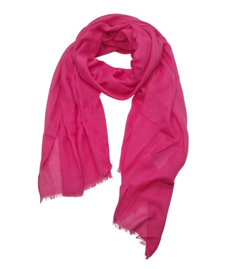 Damen Loop Schal Pink ,leichter d&uuml;nner Schal, Halstuch weiche Viskose/ Baumwolle Pink