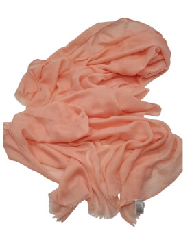 Damen Loop Schal Rosa,leichter d&uuml;nner Schal, Halstuch weiche Viskose/ Baumwolle Lachs