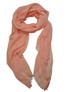 Damen Loop Schal Rosa,leichter d&uuml;nner Schal, Halstuch weiche Viskose/ Baumwolle Lachs