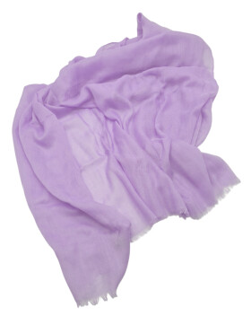 Damen Loop Schal Violett, leichter d&uuml;nner Schal, Halstuch weiche Viskose/ Baumwolle Violett