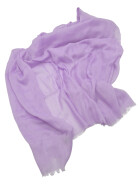 Damen Schal Unifarben, leichter dünner Halstuch weiche Viskose/ Baumwolle Violett