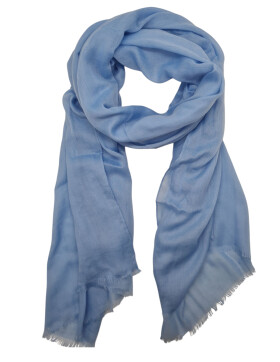 Damen Loop Schal Hellblau,leichter d&uuml;nner Schal, Halstuch weiche Viskose/ Baumwolle Hellblau