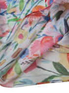 Damen Loop Schal, Schlauchschal mit Blumen, Schmetterlingen, Muscheln dünnes Halstuch, leichter Rundschal Tücher aus weicher Viskose/Baumwolle