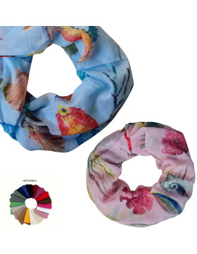 Damen Loop Schal, Schlauchschal Meerestiere Muscheln...