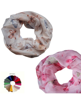 Damen Loop Schal, Schlauchschal mit Schmetterlingen...