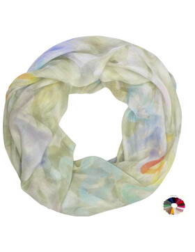 Damen Loop Schal Bunt, Schlauchschal dünn, Halstuch...