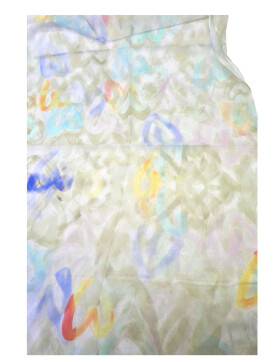 Damen Loop Schal Bunt, Schlauchschal dünn, Halstuch bunt, Rundschal Tücher Herz Muster ,weiche Viskose