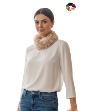 Damen Loop Schal, Schlauchschal Dünn Lüftig...