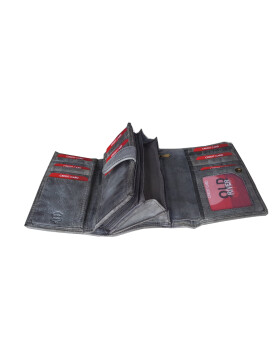 Old River Damen Leder Geldbörse, Damen Portemonnaie RFID Schutz Geldbeutel mit viel Fächer Grau