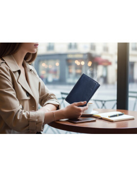 Old River Damen Leder Geldbörse, Damen Portemonnaie RFID Schutz Geldbeutel mit viel Fächer Rot