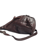 " Anna "Bear Design Leder Tasche Shopper Schultertasche echtes Leder Vintage Look CL 32612 Braun