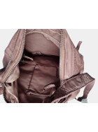 " Anna "Bear Design Leder Tasche Shopper Schultertasche echtes Leder Vintage Look CL 32612 Braun