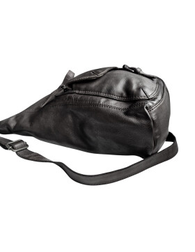 " Anna "Bear Design Leder Tasche Shopper Schultertasche echtes Leder Vintage Look CL 32612 Schwarz