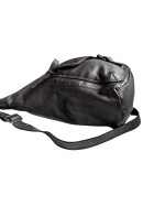 " Anna "Bear Design Leder Tasche Shopper Schultertasche echtes Leder Vintage Look CL 32612 Schwarz
