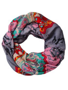 Damen Loop Schal, Schlauchschal, leichter Damen Halstuch, Rundschal  Bunt