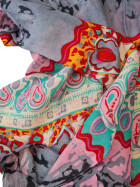 Damen Loop Schal, Schlauchschal, leichter Damen Halstuch, Rundschal  Bunt