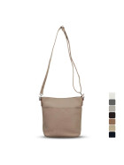 Damen Leder Tasche klein, Umhängetasche, kleine Schultertasche aus italienischem Leder