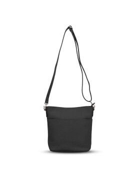 Damen Leder Tasche klein, Umhängetasche, kleine Schultertasche aus italienischem Leder Schwarz