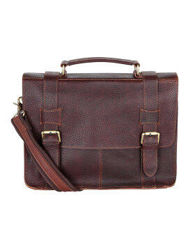 Leder Messenger Laptop Tasche Umhängetasche 13 Zoll...