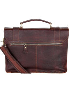 Leder Messenger Laptop Tasche Umhängetasche 13 Zoll Unisex