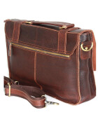 Leder Messenger Laptop Tasche Umhängetasche 13 Zoll Unisex