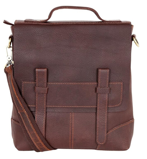 Leder Umhängetasche Herren Pochette Cross Body Vintage Leder