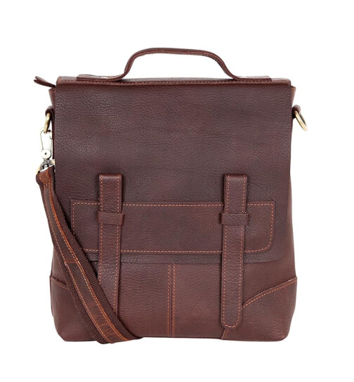 Leder Umhängetasche Herren Pochette Cross Body Vintage Leder