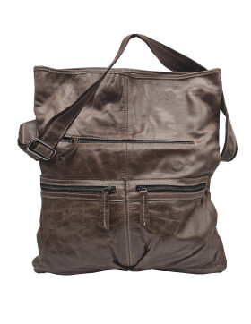 Leder Tasche Umhängetasche Messenger 16 Zoll Unisex...