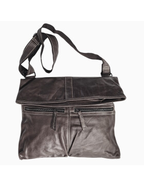 Leder Tasche Umhängetasche Pochette groß...