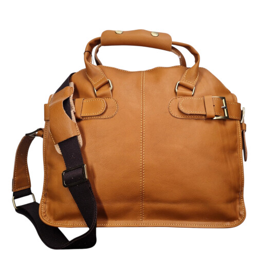 Leder Messenger  Damen Laptop Tasche Umhängetasche 16 Zoll Vintage College Unitasche Bürotasche