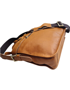 Leder Messenger  Damen Laptop Tasche Umhängetasche 16 Zoll Vintage College Unitasche Bürotasche