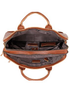 Leder Messenger  Laptop Tasche Umhängetasche 15 Zoll Vintage College Unitasche Bürotasche