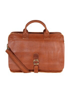 Leder Messenger  Laptop Tasche Umhängetasche 17 Zoll Vintage College Unitasche Bürotasche