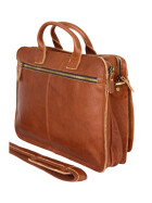 Leder Messenger  Laptop Tasche Umhängetasche 17 Zoll Vintage College Unitasche Bürotasche