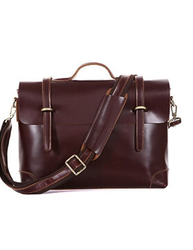Leder Akten - / Dokumententasche Lehrertasche Laptop...