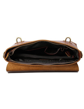 Leder Akten - / Dokumententasche Lehrertasche Laptop Messenger Bag 15 Zoll Braun
