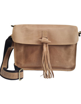 Ledertasche Umhängetsche, kleine Messenger Bag, Damen Cross Body echtes Leder Vintage Cognac