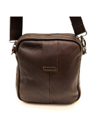 Herren Leder Cross Body, Umhängetasche, kleine Schultertasche in Braun