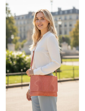 Damen Leder Tasche, Umhängetasche Leder Clutch...