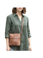 Damen Leder Tasche klein,  "Bear Design" Umhängetasche Crossbody  Vintageleder, Bear kleine Schultertasche