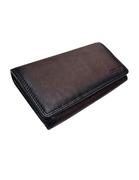Estelle Damen Leder Portemonnaie , Leder Geldbörse Mittelgroß, Damen Börse Vintage Leder Braun
