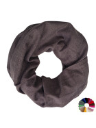 Damen Loop Schal, Schlauchschal weich, Damen Halstuch Herbst - Winter, weicher Rundschal Unifarben