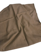 Damen Loop Schal, Schlauchschal weich, Damen Halstuch Herbst - Winter, weicher Rundschal Unifarben Kakao