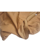 Damen Loop Schal, Schlauchschal weich, Damen Halstuch Herbst - Winter, weicher Rundschal Unifarben Camel