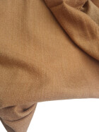 Damen Loop Schal, Schlauchschal weich, Damen Halstuch Herbst - Winter, weicher Rundschal Unifarben Camel