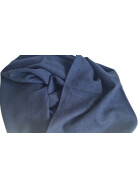 Damen Loop Schal, Schlauchschal weich, Damen Halstuch Herbst - Winter, weicher Rundschal Unifarben Dunkelblau