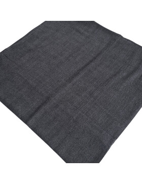 Damen Loop Schal, Schlauchschal weich, Damen Halstuch Herbst - Winter, weicher Rundschal Unifarben Schwarz